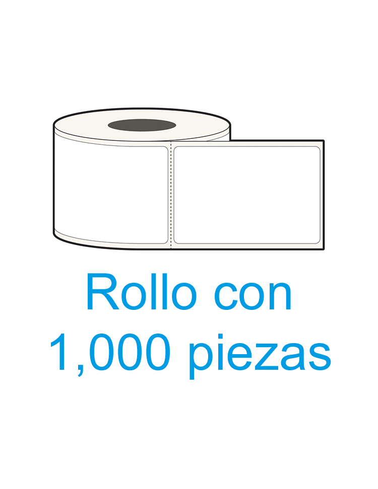 Etiquetas Industriales Térmicas Directas 4X6 Pulgadas (102X152 Mm) Rollo Con 1000 Piezas